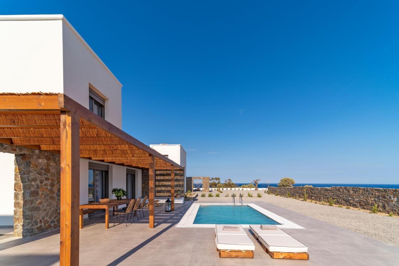 Terra D'Oro Sea View Villa With Private Pool Kiotari Extérieur photo