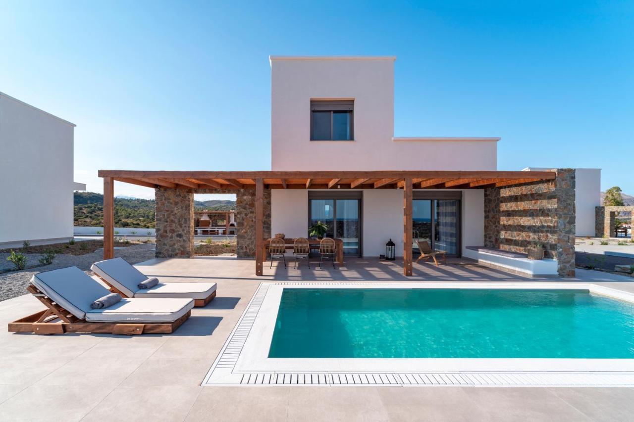 Terra D'Oro Sea View Villa With Private Pool Kiotari Extérieur photo