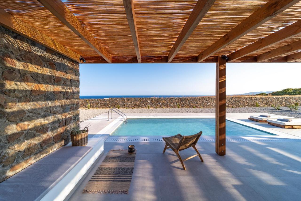 Terra D'Oro Sea View Villa With Private Pool Kiotari Extérieur photo