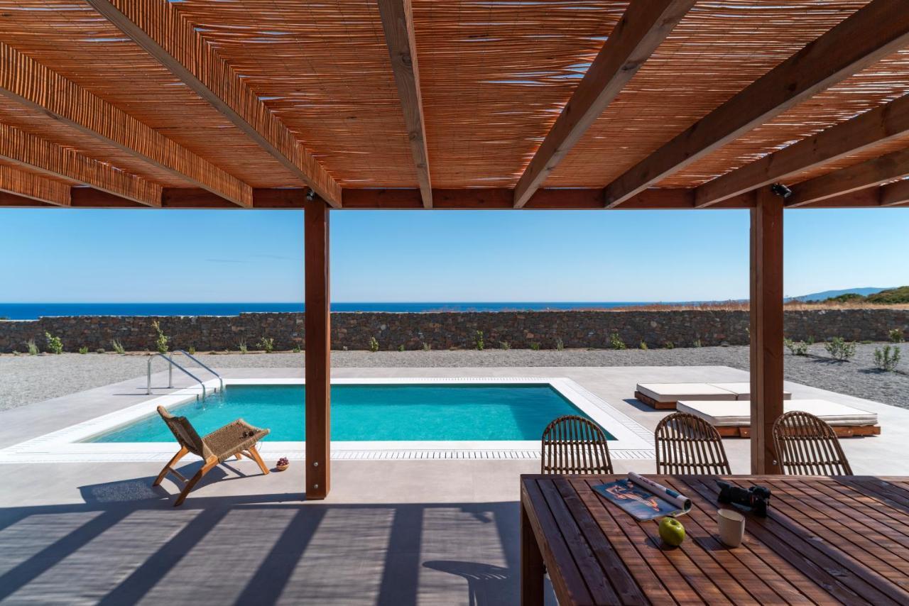 Terra D'Oro Sea View Villa With Private Pool Kiotari Extérieur photo