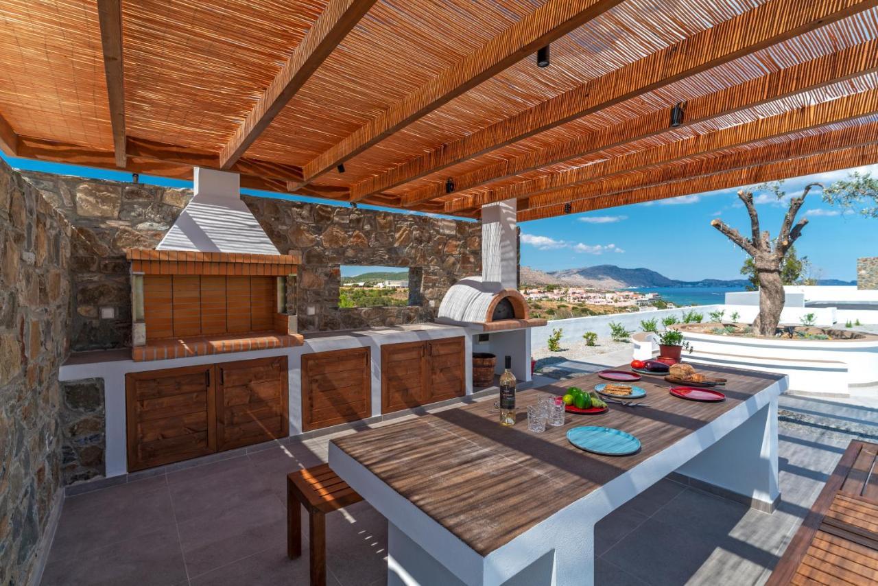 Terra D'Oro Sea View Villa With Private Pool Kiotari Extérieur photo