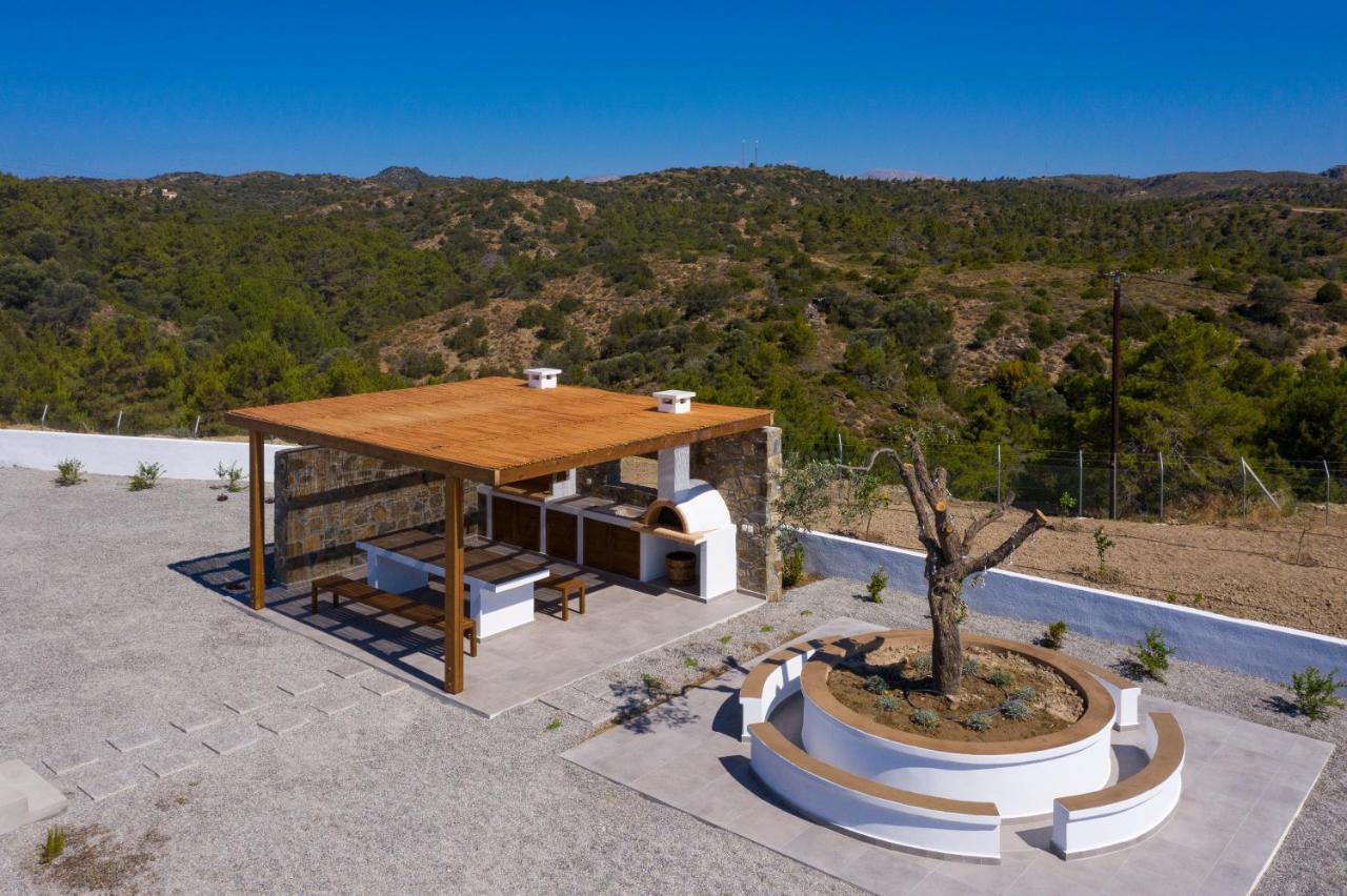 Terra D'Oro Sea View Villa With Private Pool Kiotari Extérieur photo