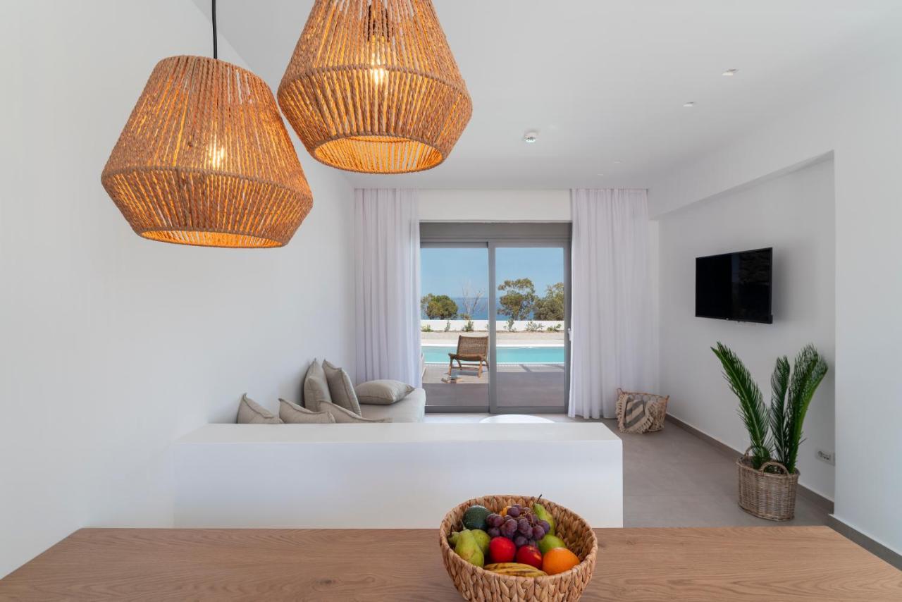 Terra D'Oro Sea View Villa With Private Pool Kiotari Extérieur photo