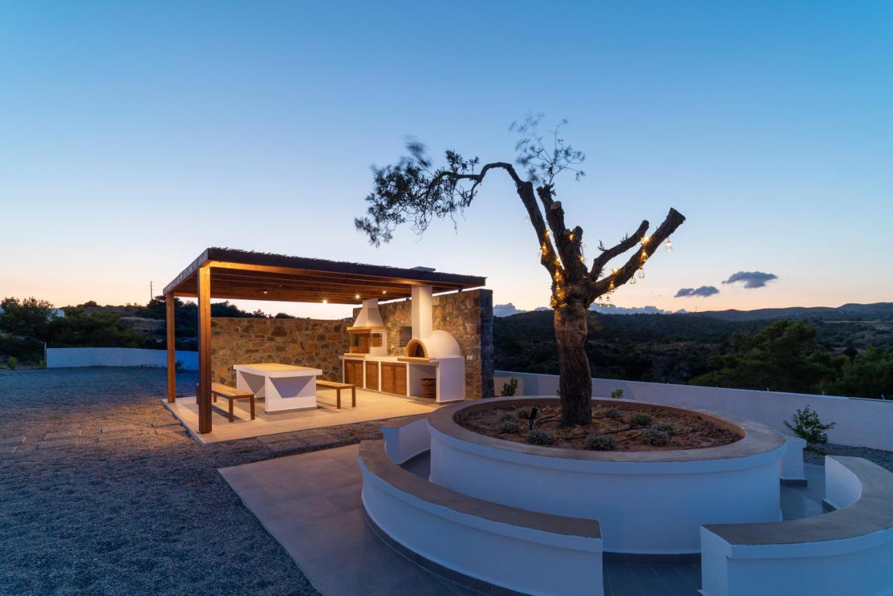 Terra D'Oro Sea View Villa With Private Pool Kiotari Extérieur photo