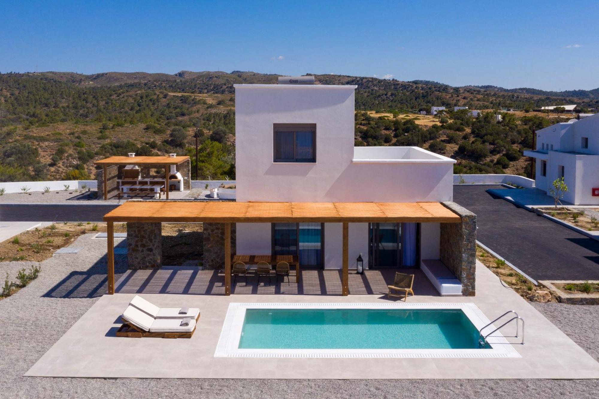 Terra D'Oro Sea View Villa With Private Pool Kiotari Chambre photo